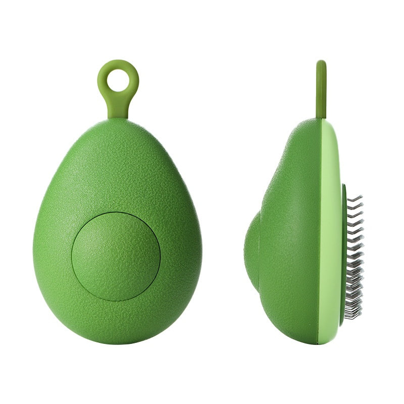 Cat Brush Hair Remover Cleaning Avocado Shaped Dog Grooming Tool Pet Combs Brush Stainless Steel Needle Pet Cleaning Care Image