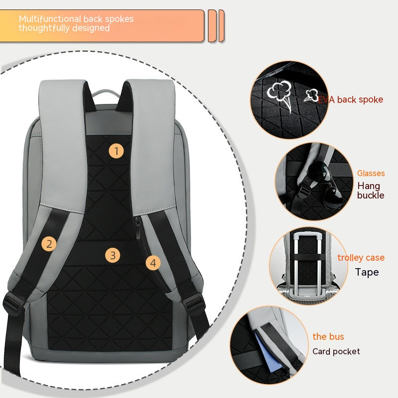 Business Lightweight Multifunctional Backpack For Men Image