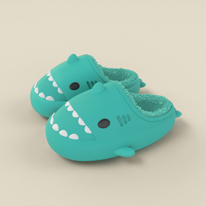 Shark Shoes For Child Cute Waterproof Warm Slippers Home Shoes Kids Image