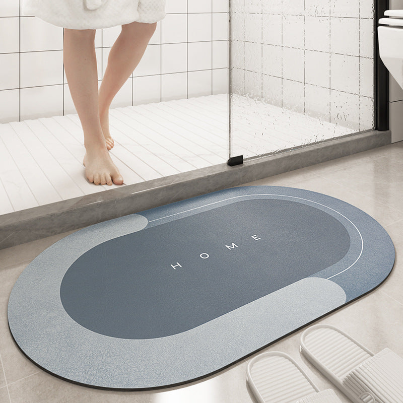 Cushion Bathroom Sliding Door Floor Foot Mat Image