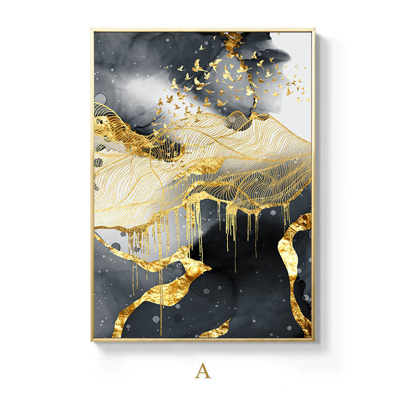 Golden Black And White Wall Art Posters And Image