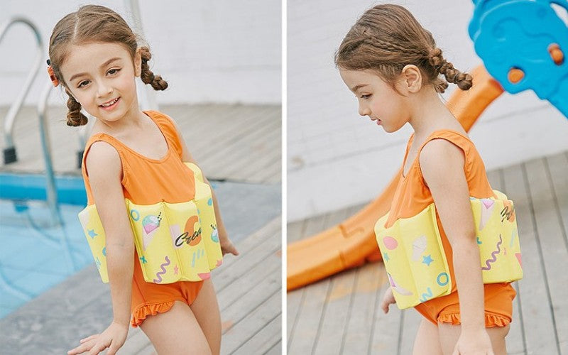 Children's Life Jackets Buoyancy One-piece Swimsuits Baby Girl Life Jackets Image