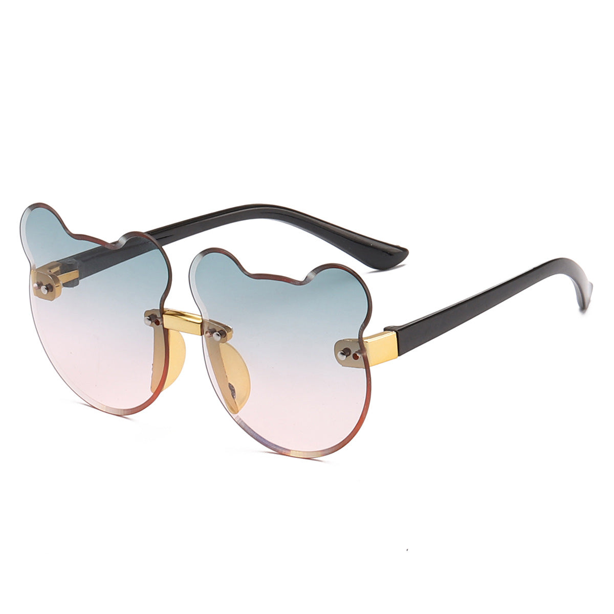 Cat Ear Kids Sunglasses Frameless Shape Image