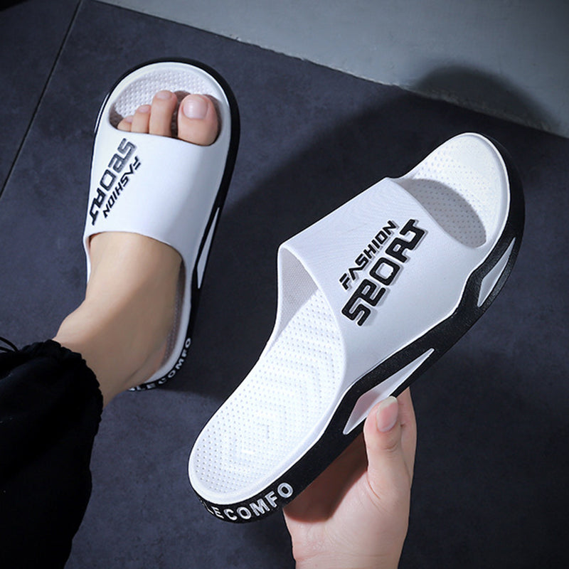 Non-slip Beach Bathroom Slippers Unisex Summer Shoes Image