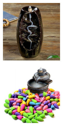 Multi-layers Ceramic Back flow Incense Burner Image