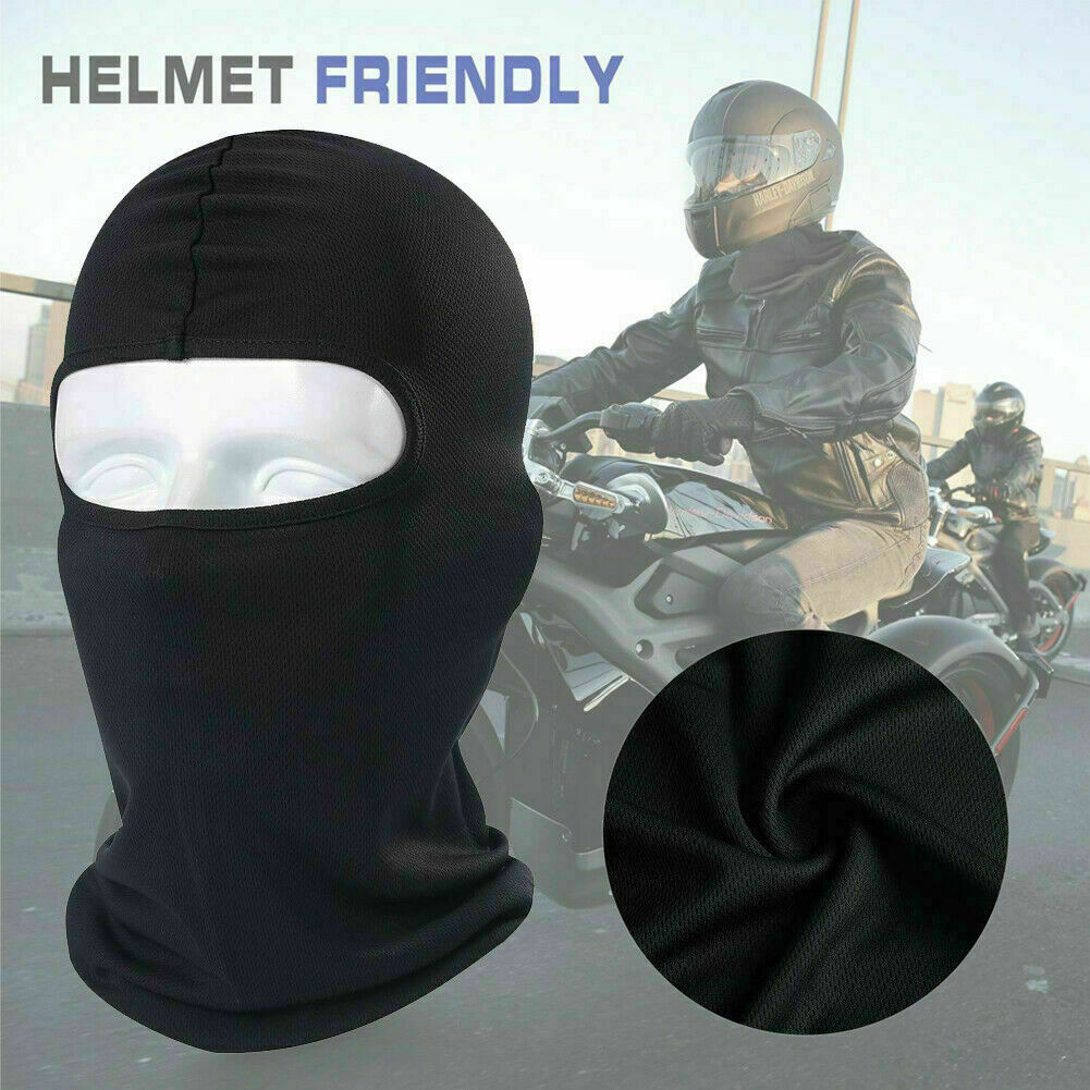 3 Pack Tactical Balaclava Thin Full Face Mask Lightweight Motorcycle Warmer Ski Image