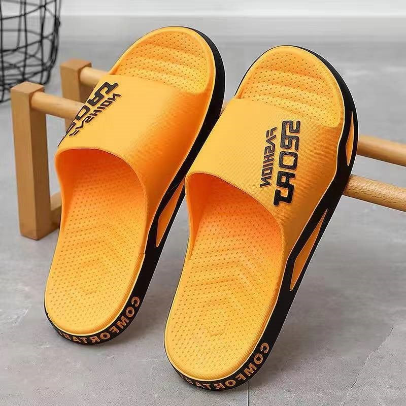 Non-slip Beach Bathroom Slippers Unisex Summer Shoes Image