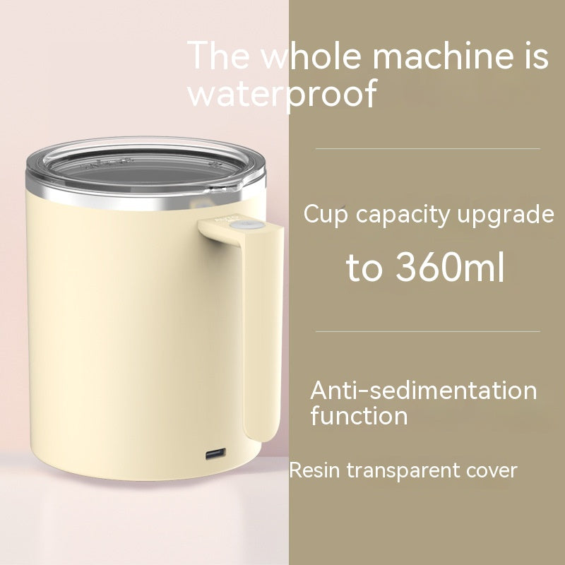 Portable Smart Magnetic Automatic Mixing Coffee Cup Rechargeable Rotating Home Office Travel Stirring Cup Image