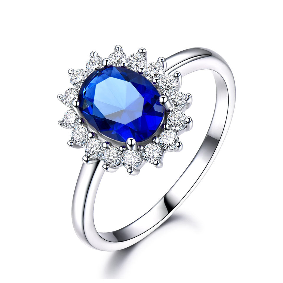 Threecolor Baby Stone Ring Women Image