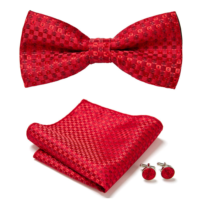 Three Piece Set Of Stylish Bow Ties Image