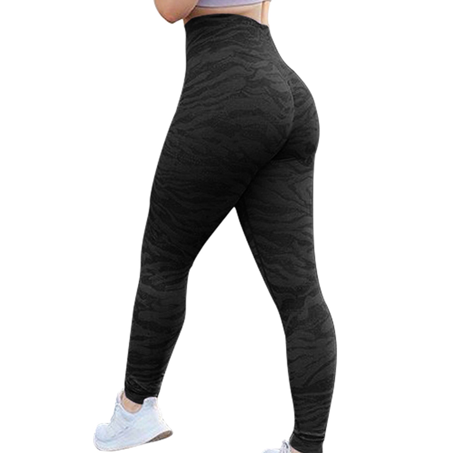 Butt Leggings For Women Push Up Booty Legging Workout Gym Tights Fitness Yoga Pants Image