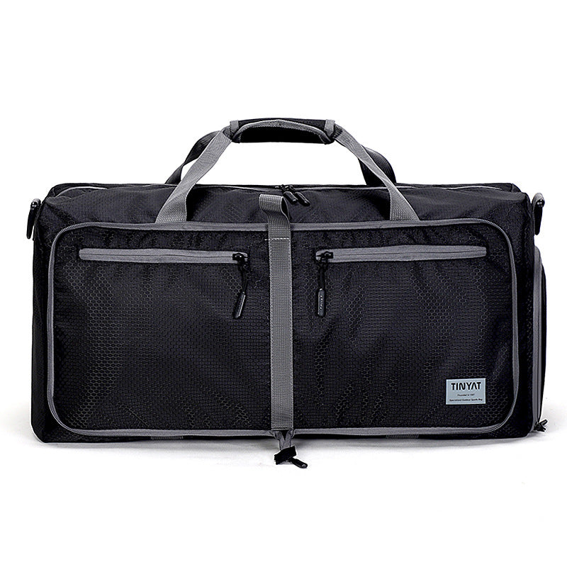 New Foldable Travel Bag Single-shoulder Portable Large Capacity Luggage Image