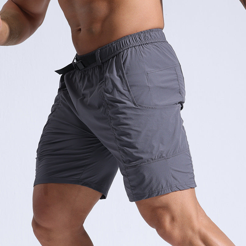 Athletic Shorts For Men With Pockets And Elastic Waistband Cargo Shorts Image