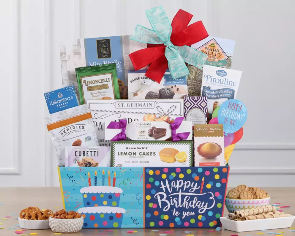 Happy Birthday Gift Basket