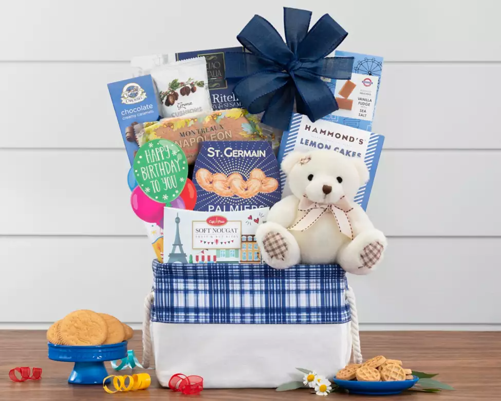 Bear Hugs - Happy Birthday Gift Basket