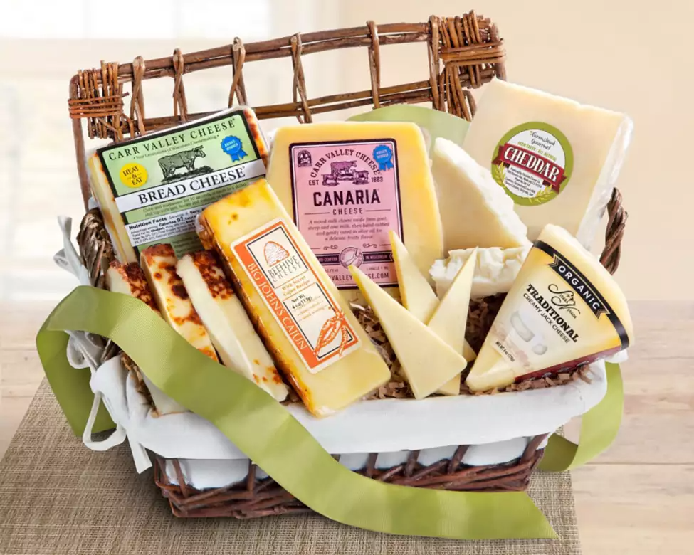 Artisan Cheese Collection Gift Crate