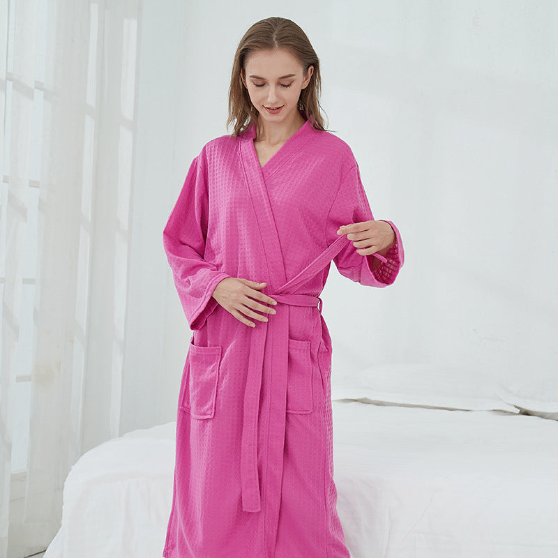 Couple Robes Sleepwear Women Men Loungewear Bathrobe Image