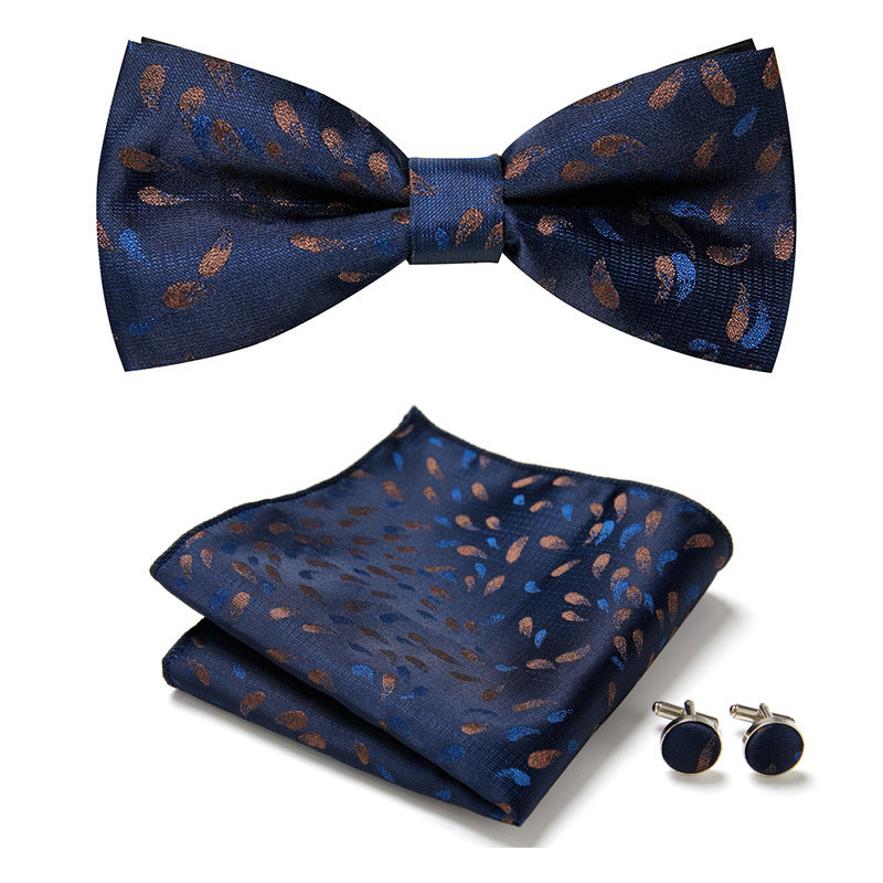 Three Piece Set Of Stylish Bow Ties Image