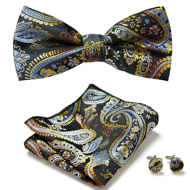 Three Piece Set Of Stylish Bow Ties Image