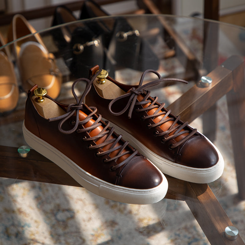 Retro All-match Casual Lace-up Sneakers Handmade