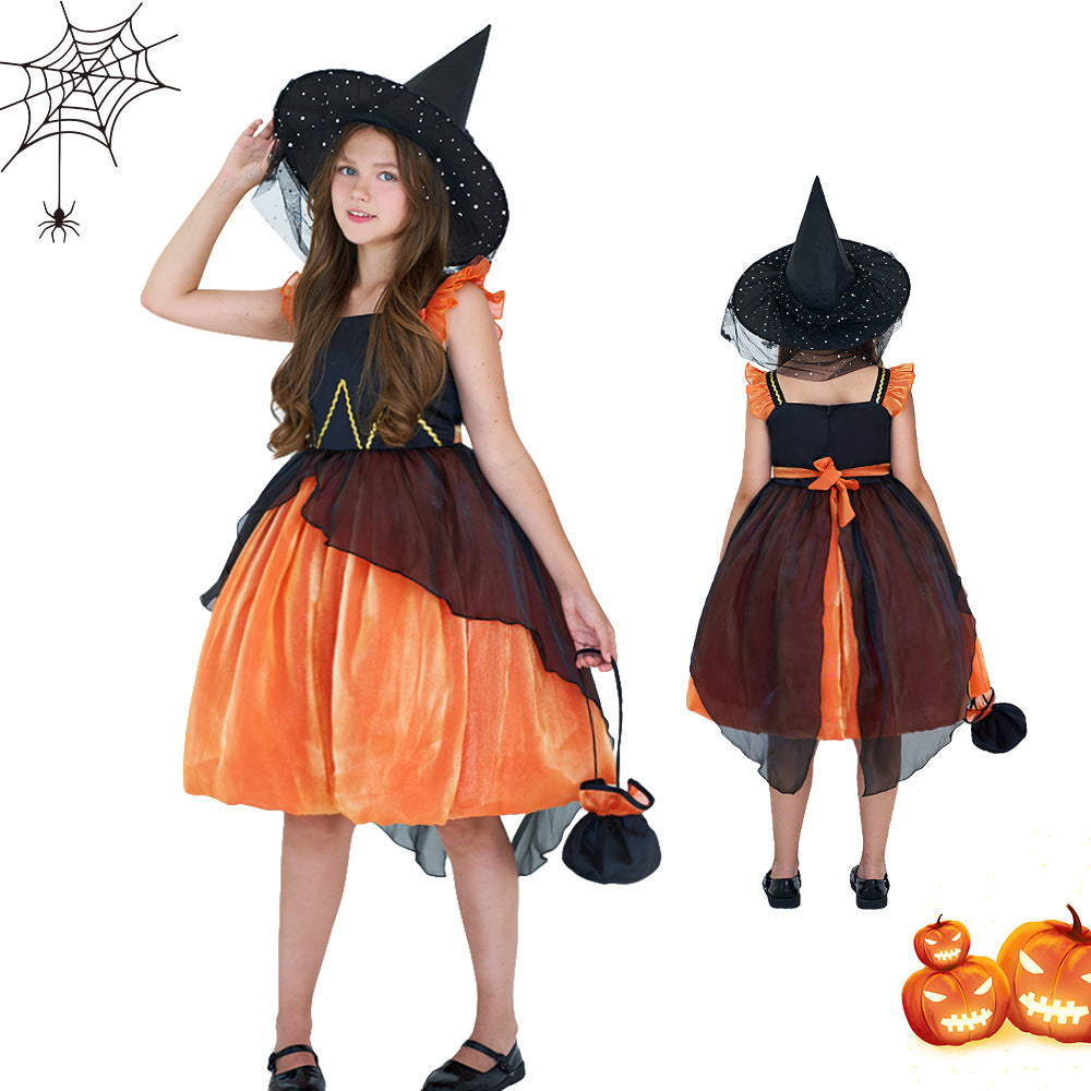 Halloween Witch Performance Costume Princess Dress Image