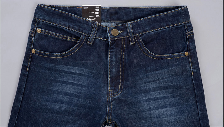 Explosive Fall Winter New Straight Slim Men's Jeans Image