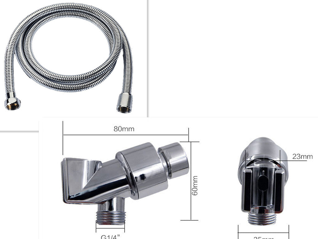 Propeller Driven Shower Head With Stop Button And Cotton Filter Turbocharged High Pressure Handheld Shower Nozzle Image