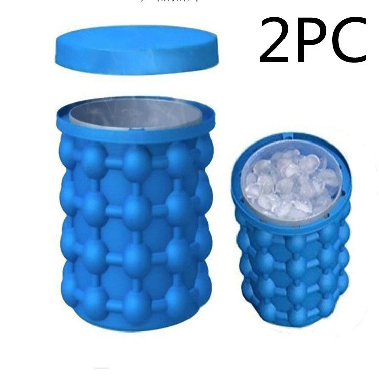 Silicone Ice Maker Quick Cold Ice Bucket Ice Cube Storage Silicone Bucket Image