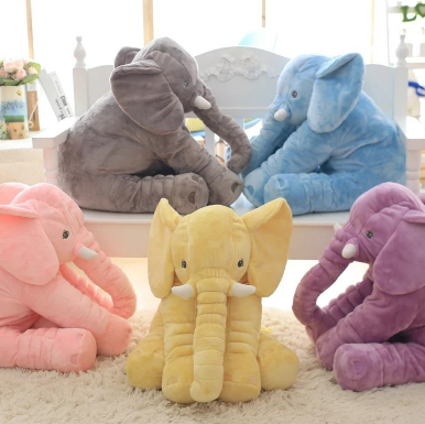 Elephant Doll Pillow Baby Comfort Sleep With Image