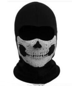 Halloween Skateboard Skull Headgear Scar Image