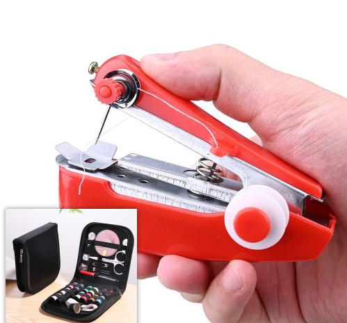 Small Household Hand-held Portable Manual Sewing Machine Image