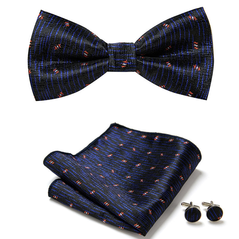 Three Piece Set Of Stylish Bow Ties Image