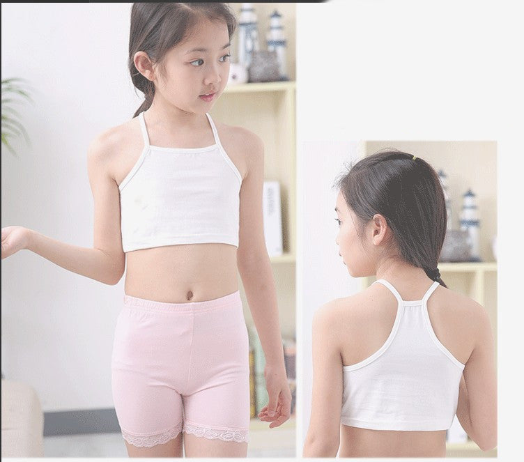 Girls Tube Top Wrapped Chest Camisole Girls Developmental Underwear Image