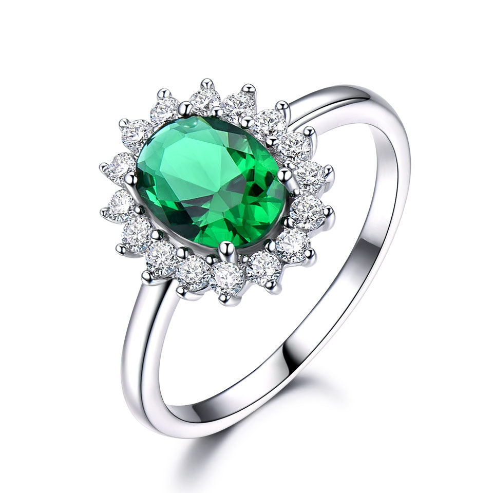 Threecolor Baby Stone Ring Women Image