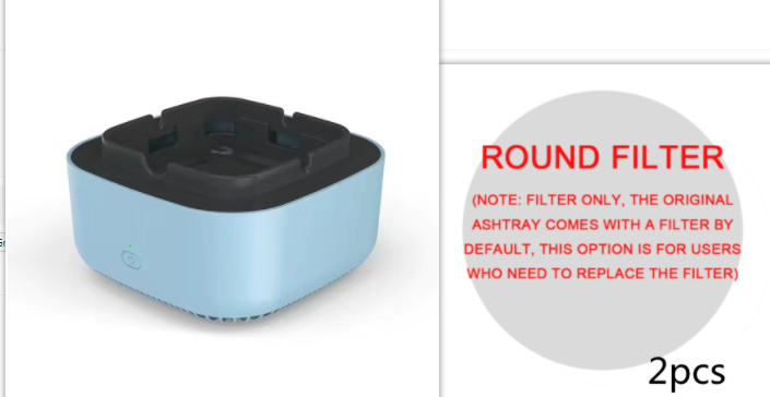 Smoke Removal Air Purification Ashtray Anion Purification Practical Automatic Purifier Ashtray Portable Gadgets For Car Ashtray Image