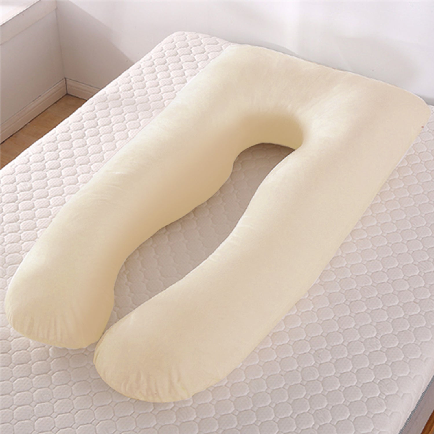 Summer Sleeping Support Pillow For Pregnant Women U Shape Maternity Pillows Pregnancy Ice Silk Image