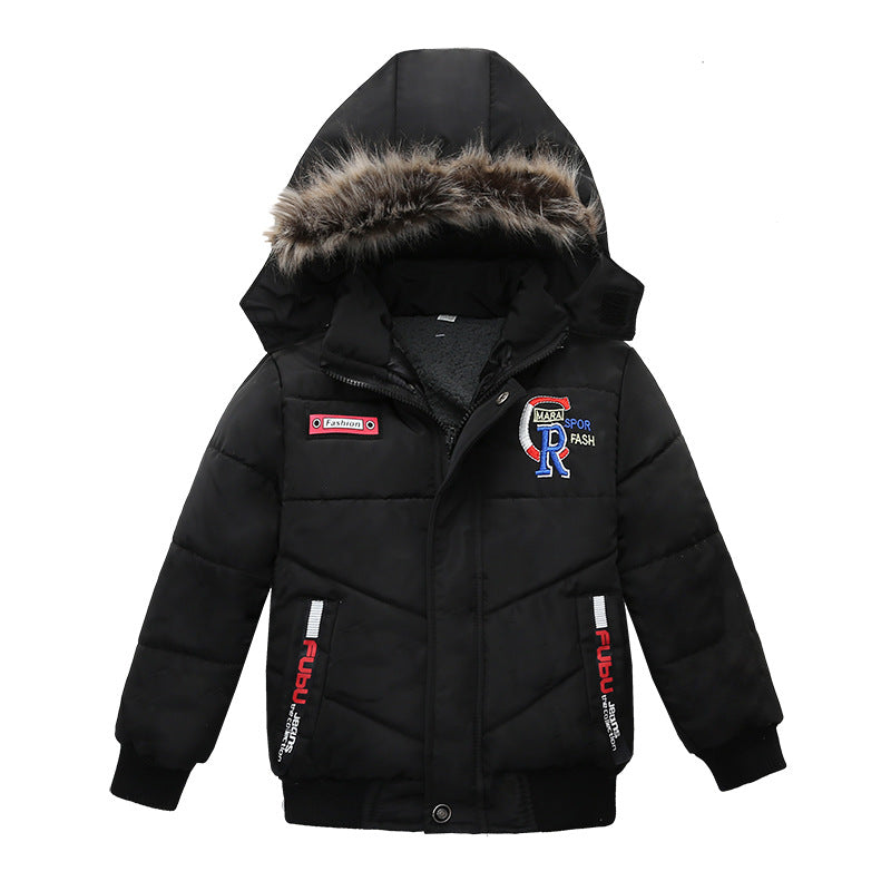 Small And Medium-Sized Boys Cotton-Padded Jackets Image