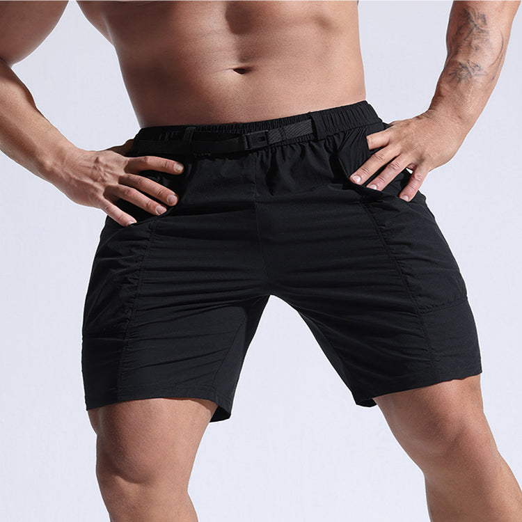 Athletic Shorts For Men With Pockets And Elastic Waistband Cargo Shorts Image