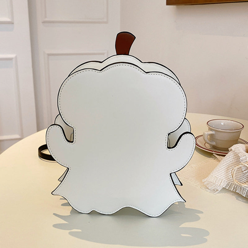 Halloween Shouder Bags Creative 3D Cartoon Pumpkin Ghost Design Cute Bags Women Cell Phone Purses Novelty Personalized Candy Crossbody Bags Image