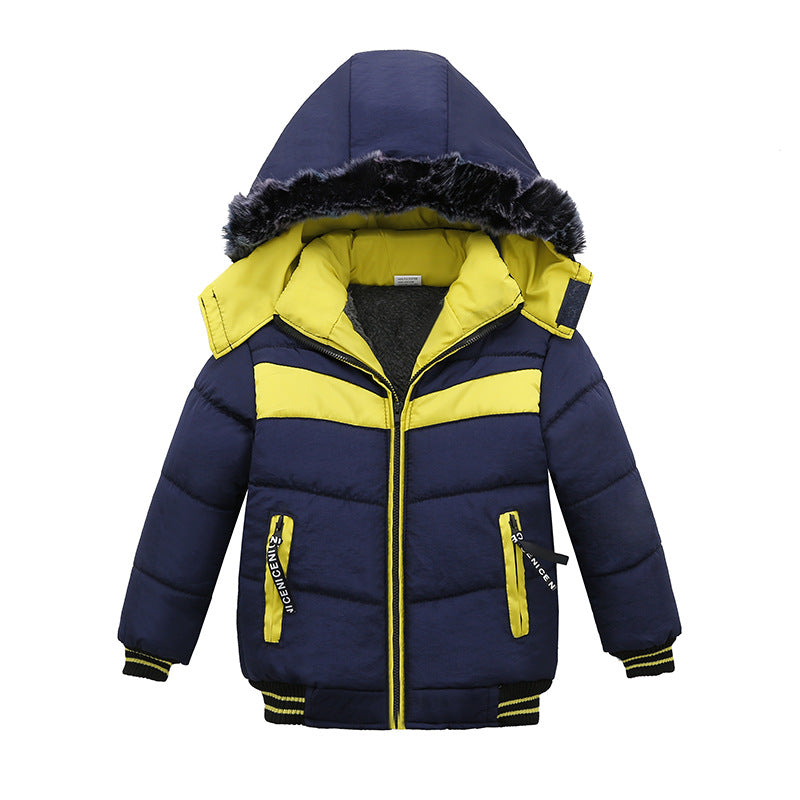 Small And Medium-Sized Boys Cotton-Padded Jackets Image