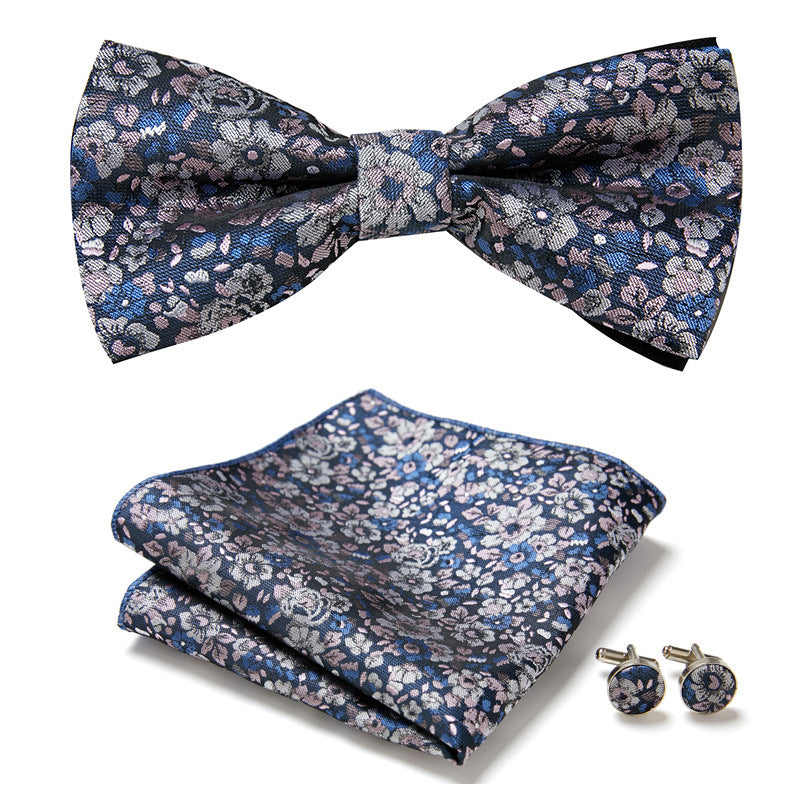 Three Piece Set Of Stylish Bow Ties Image