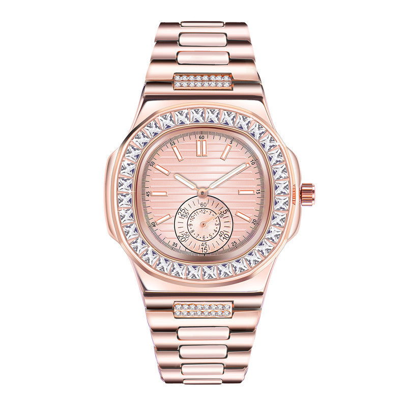 Mens Fashion Alloy  Luxury Brand Diamond Gifts Watches Image