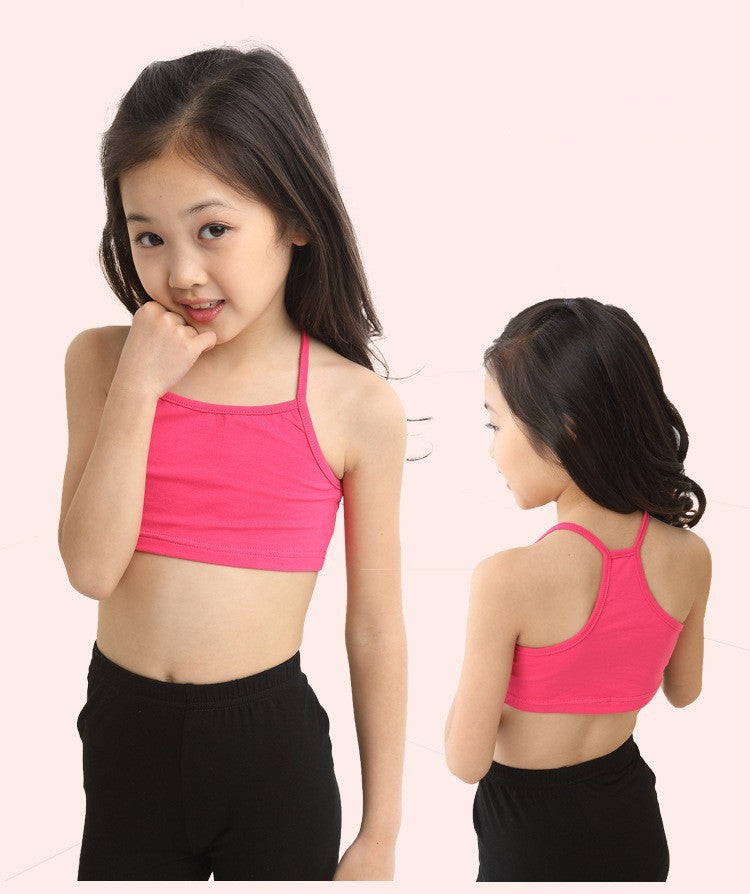 Girls Tube Top Wrapped Chest Camisole Girls Developmental Underwear Image