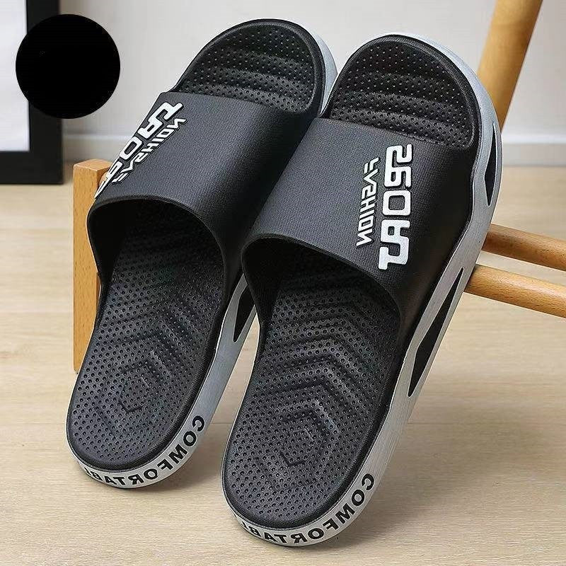 Non-slip Beach Bathroom Slippers Unisex Summer Shoes Image