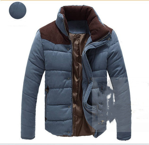 Warm Causal Parkas Male Outerwear Windbreak Jackets Coats Image