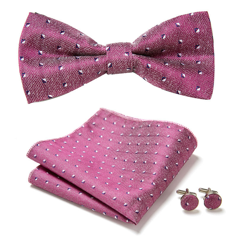 Three Piece Set Of Stylish Bow Ties Image