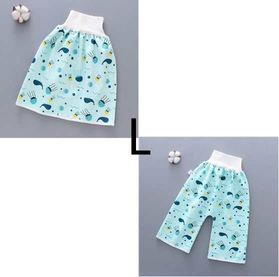 Cotton and bamboo fiber Baby diaper skirt Image