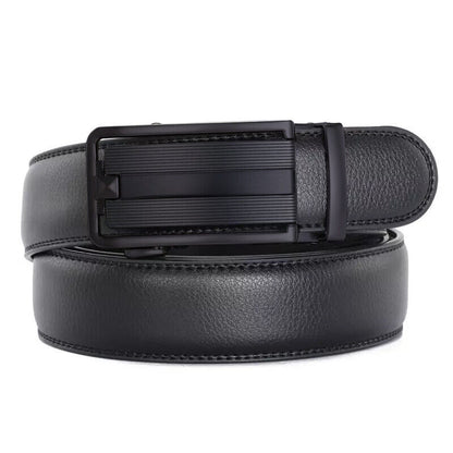 Men's Ratchet Belt Leather Mens Belt With Slide Buckle Ratchet Belts For Men USA