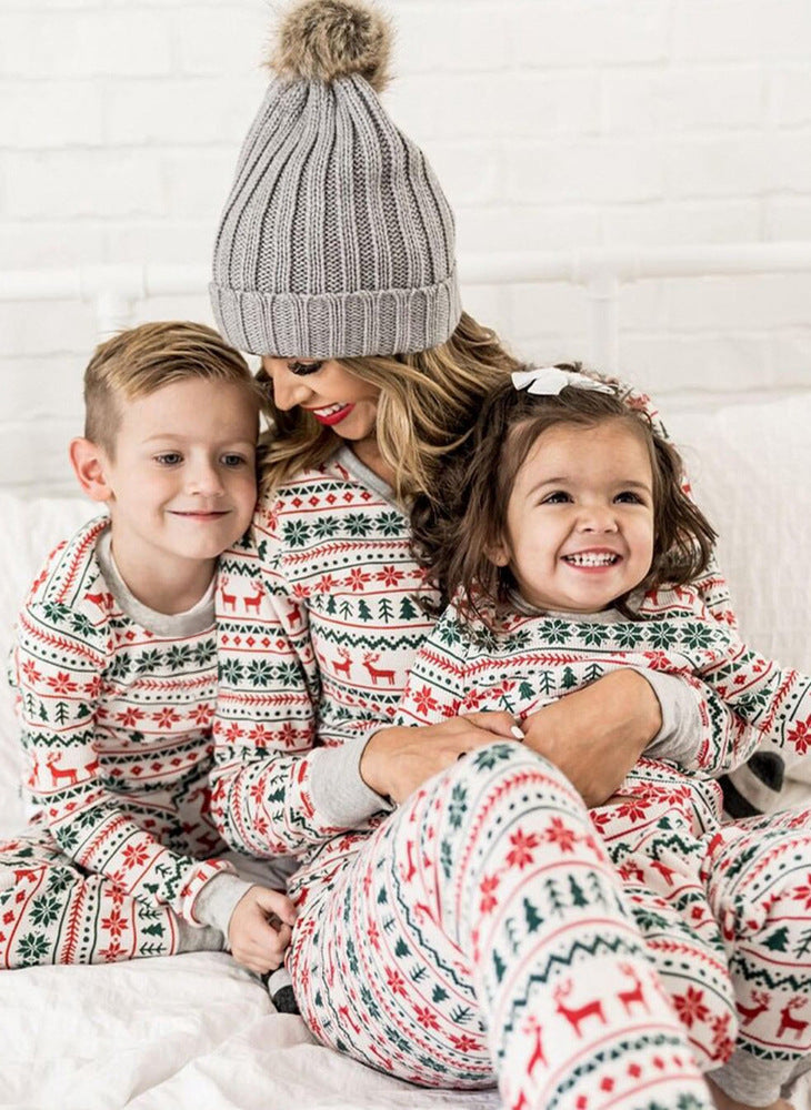 Christmas Pajamas Family Matching New Year Father Mother Kids Baby Look Clothes Set Dad Mom And Daughter Son Pyjamas Outfit Image