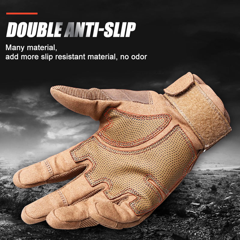 Tactical Gloves Army Military Men Gym Fitness Riding Half Finger Rubber Knuckle Protective Gear Male Tactical Gloves Image